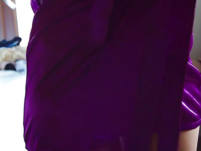 Hot babe Stefania getting ready for a nude photoshoot