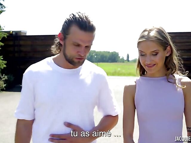 Skinny petite euro pornstar with itty bitty tits Tiffany Tatum enjoys her sex adventure to Lake Balaton