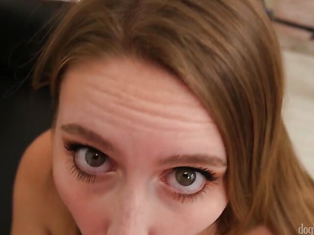 Laney Grey's job interview goes wrong 'cause it's a porn interview