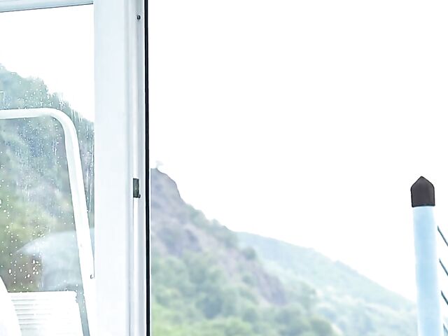 Busty Angel Wicky and thee hot studs in airtight big tits gangbang with DP