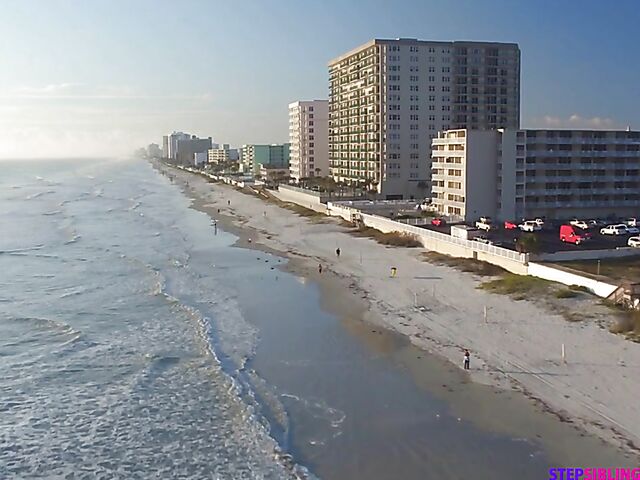 Skinny blonde with glasses Emma Hix earns her stepbrother's vote