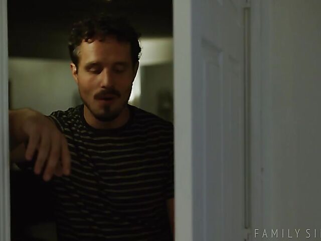 Young petite stepsister Jessie Saint is all grown up and needs a cock