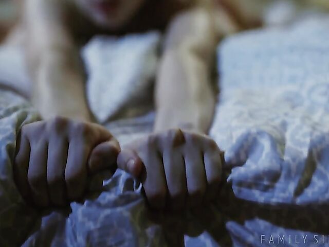 Young petite stepsister Jessie Saint is all grown up and needs a cock