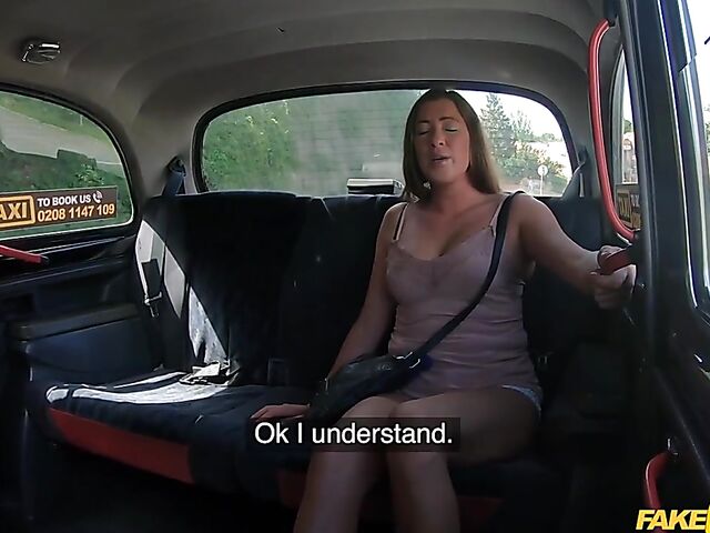 Crazy taxi fuck with shaved slut Elisa Tiger