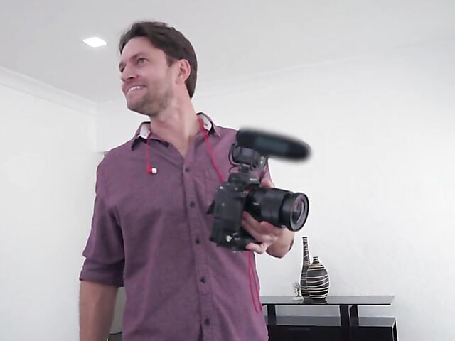 Big natural tits teen Gabbie Carter backstage