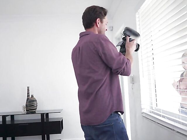 Big natural tits teen Gabbie Carter backstage