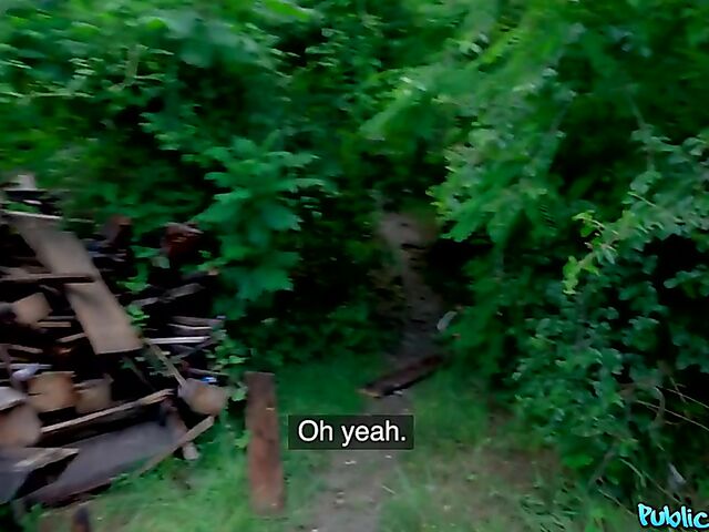 Point of view sex for money in the woods with Katy Rose