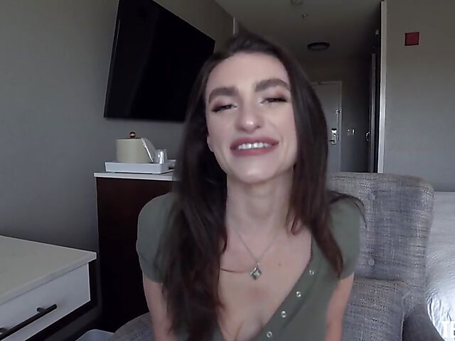 POV deepthroat with playful slut Mia Taylor