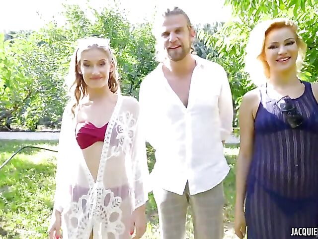 Anal euro threesome with Cherry Kiss and Tiffany Tatum