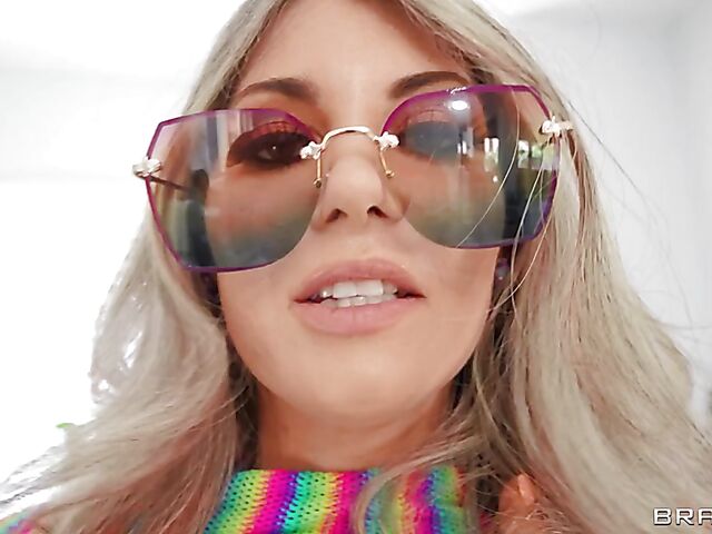 Big tits anal POV with oiled up bikini girl Kayla Kayden