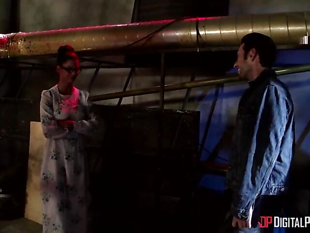 Big cock anal squirt with tattooed maneater Bonnie Rotten and Danny D