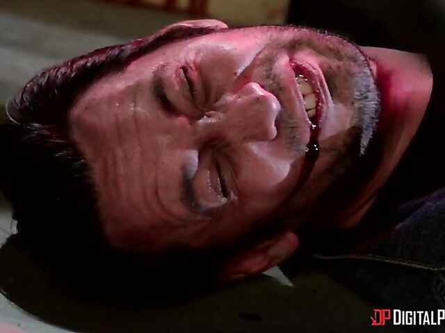 Big cock anal squirt with tattooed maneater Bonnie Rotten and Danny D