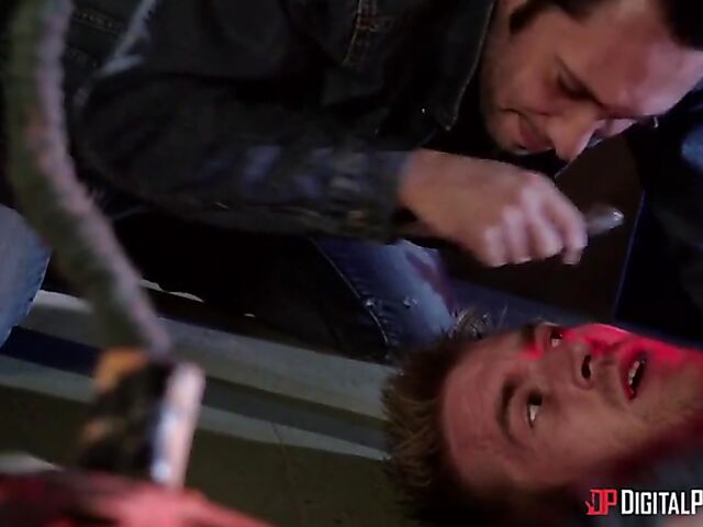 Big cock anal squirt with tattooed maneater Bonnie Rotten and Danny D