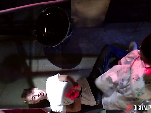 Big cock anal squirt with tattooed maneater Bonnie Rotten and Danny D