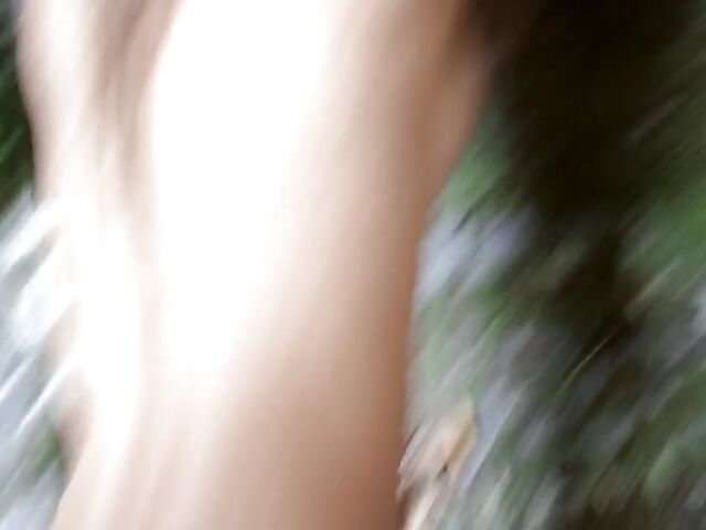 Outdoor POV with extremely sexy babe Sativa