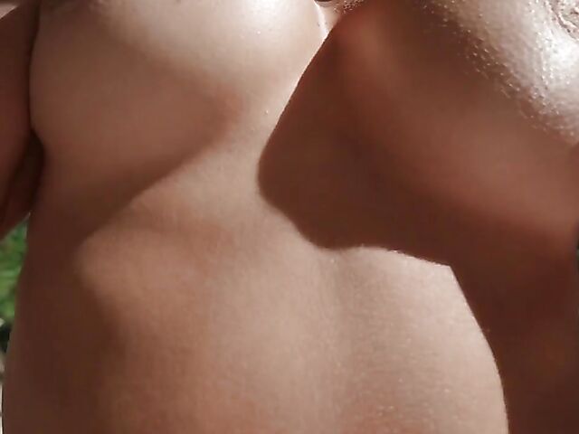 Outdoor POV with extremely sexy babe Sativa