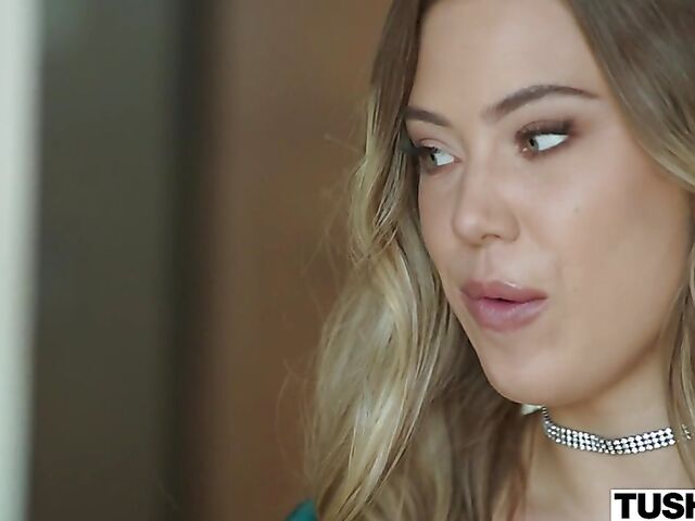 Hard intense anal with elegant, slim babe Avery Cristy