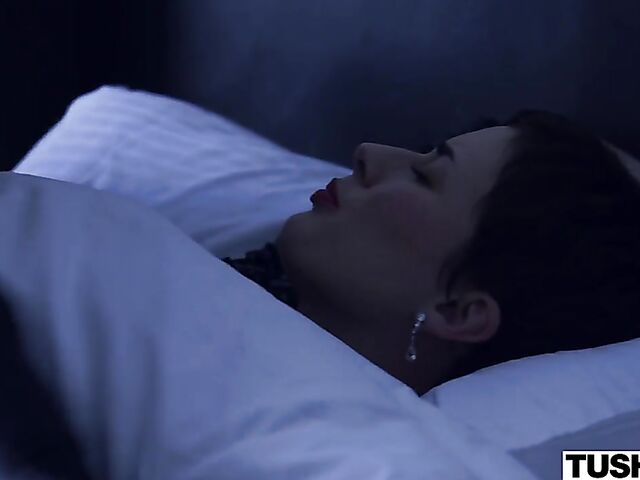 Hard intense anal with elegant, slim babe Avery Cristy