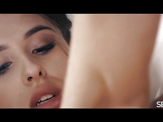 Alysia Bounty and Michael Fly have sensual, erotic sex in bed
