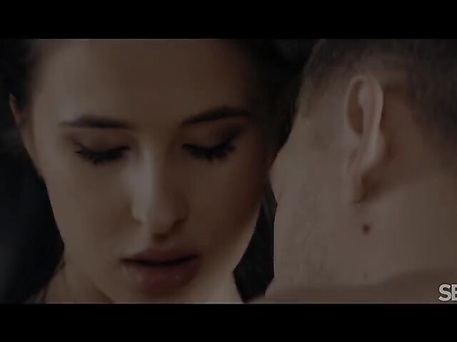 Alysia Bounty and Michael Fly have sensual, erotic sex in bed