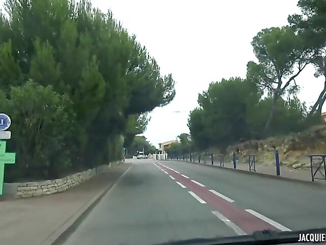 Tattooed French slut from Marignane Alya gets her pierced pussy plowed