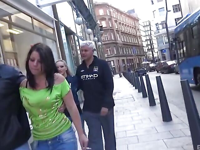 Porno Dan euro trip fuck fest with hot girls