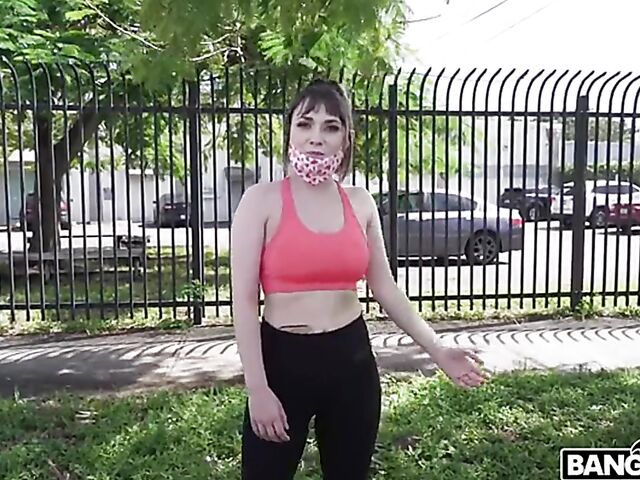 Young guy and busty girl Ava Sinclaire van fuck in Florida