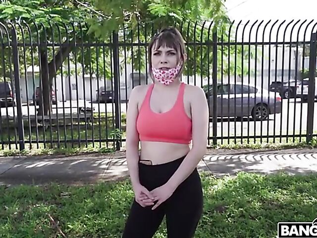 Young guy and busty girl Ava Sinclaire van fuck in Florida