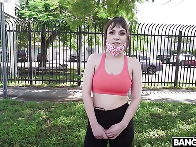 Young guy and busty girl Ava Sinclaire van fuck in Florida