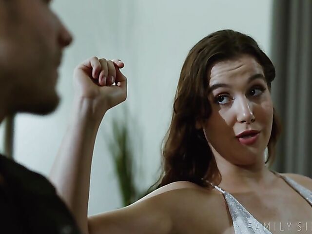 His step-cousin Kasey Warner's trimmed pussy feels so good