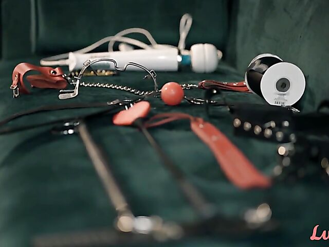 Kinky couple Kate and Axel are interested in BDSM sex