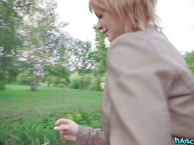 Public pick up and outdoor quickie for money with Ariela Donovan