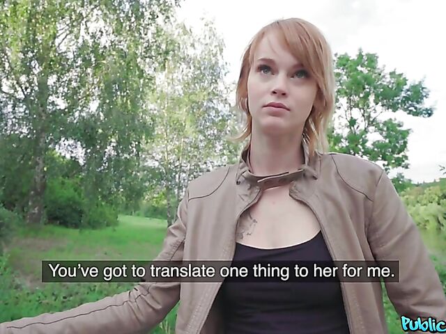 Public pick up and outdoor quickie for money with Ariela Donovan