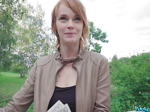 Public pick up and outdoor quickie for money with Ariela Donovan