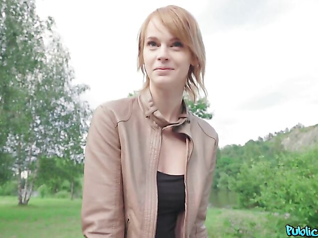 Public pick up and outdoor quickie for money with Ariela Donovan