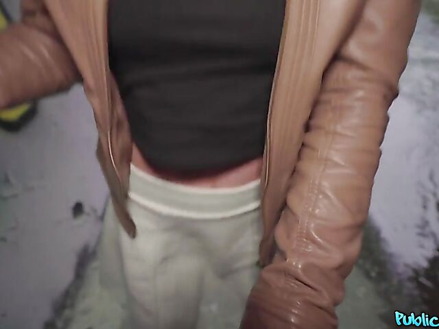 Public pick up and outdoor quickie for money with Ariela Donovan