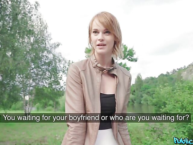 Public pick up and outdoor quickie for money with Ariela Donovan