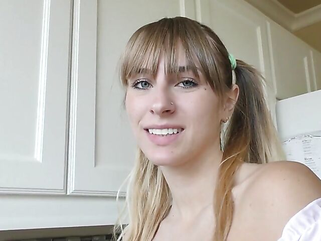 Natural busty young chick Angel Youngs gets pounded properly by her stepdad