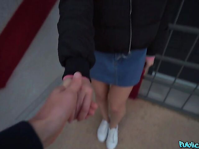 Easy public pickup and sex for cash with beautiful euro girl Sybil Kailena