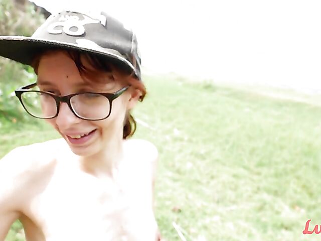 Teen girlfriend Evie gets nailed by the ocean and does anal at home with her boyfriend Josh