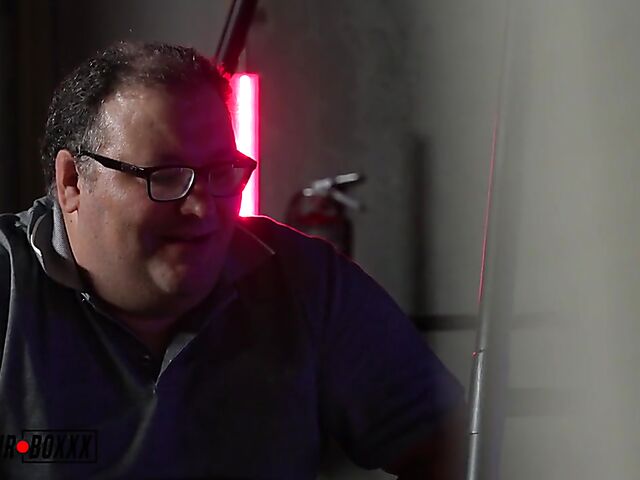 Brooklyn Chase - Fat cuckold husband watches his busty wife get banged by a boy