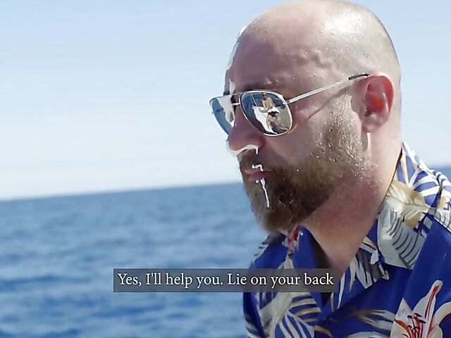 Boat sex on vacation with pretty blonde Lya Missy