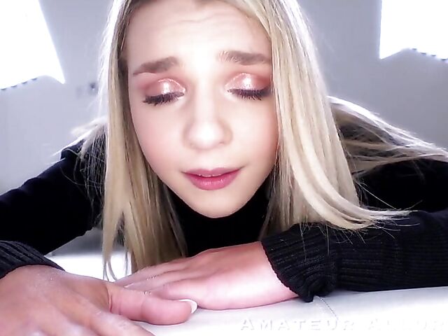 POV babe with big naturals Gabbie Carter gets some cock