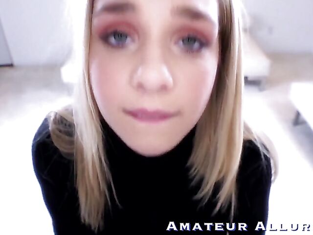 POV babe with big naturals Gabbie Carter gets some cock