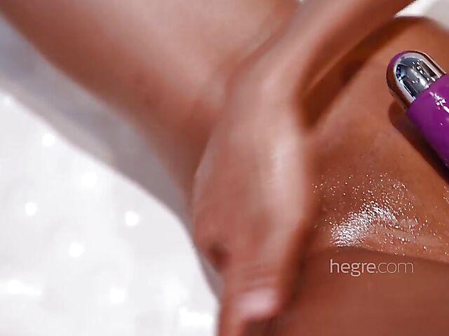 Erotic bathtub masturbation with exotic Lao babe Chloe