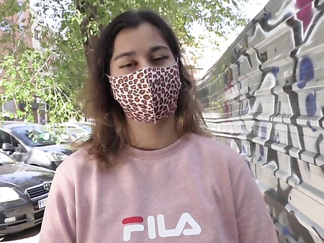 Spanish girl next door with juicy natural tits Ana Milka gets picked up and banged by Torbe
