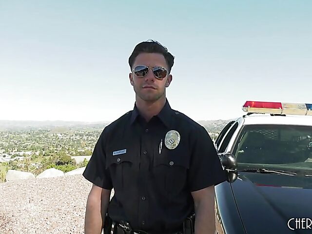 Police officer and petite prostitute Whitney Wright have hot sex