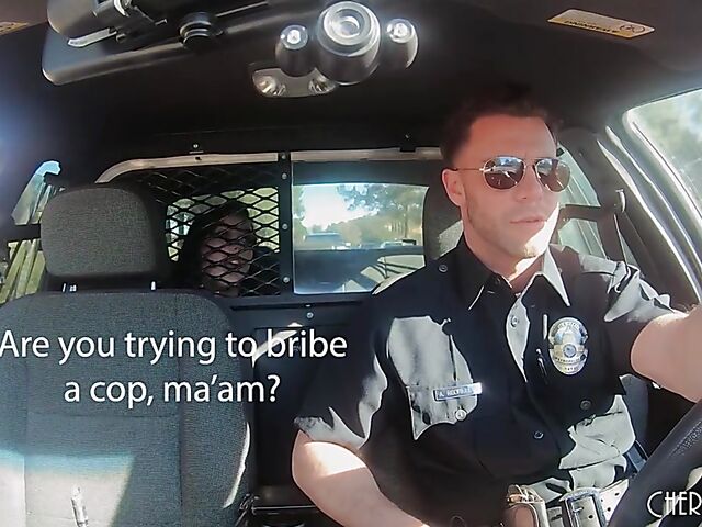 Police officer and petite prostitute Whitney Wright have hot sex