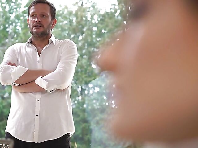 Pussy pounding in latex boots and corset with Tiffany Tatum