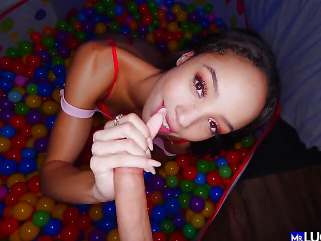 Alexis Tae - Sweet ebony POV fucked in a ball pit